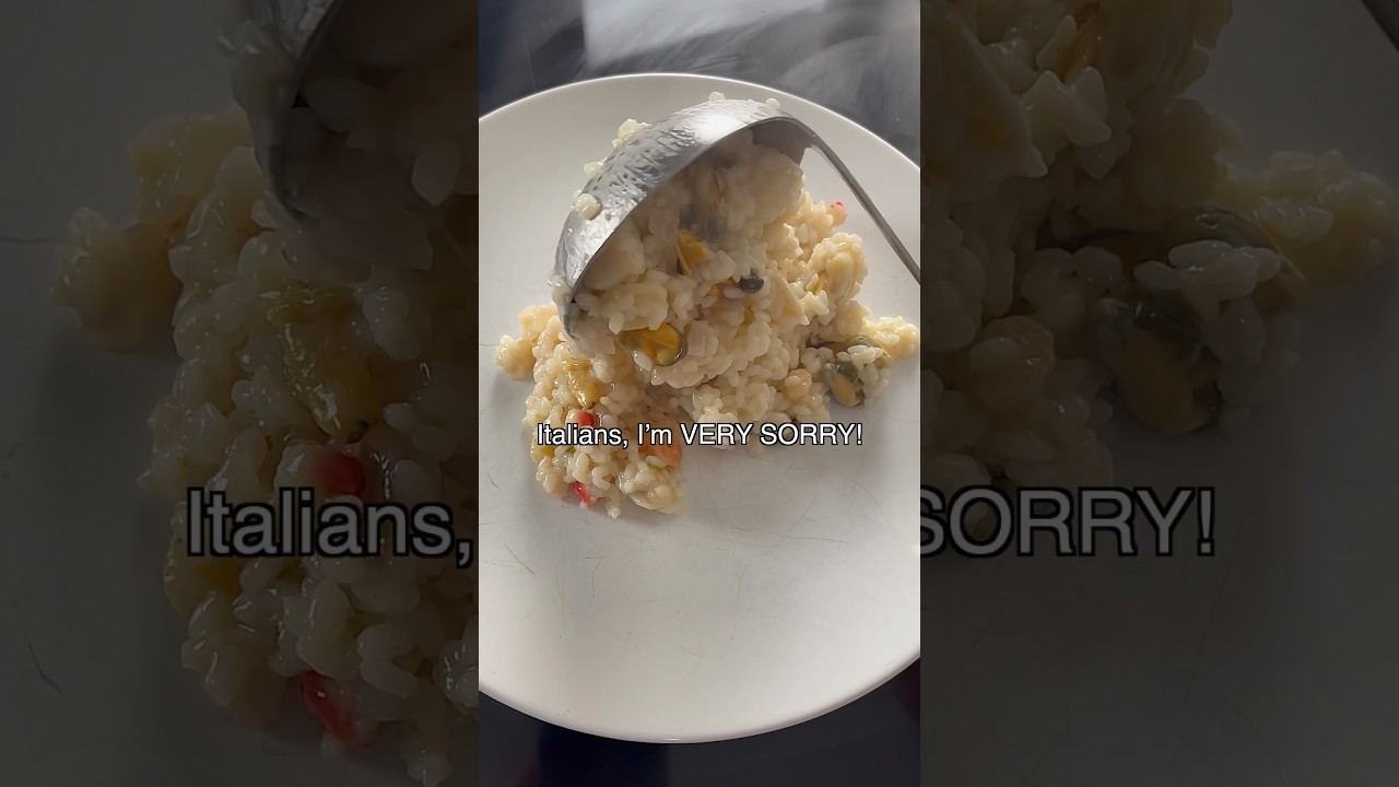 Ruining Classic Dishes | Seafood Risotto #japanesefood #italianfood #seafood Ruining Classic Dishes | Seafood Risotto #japanesefood #italianfood #seafood