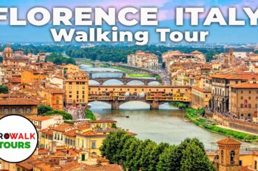 Florence, Italy Walking Tour - NEW - 4K with Captions: Prowalk Tours
