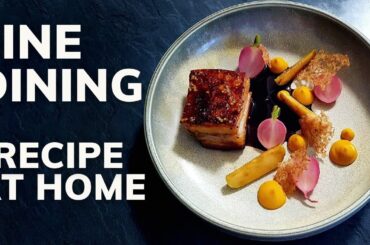 How to cook PORK BELLY like a pro AT HOME | Fine Dining Recipe