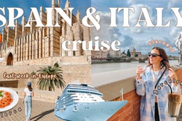 Days In My Life As A Cruise Ship Crew Member: Cruising To Spain and Italy Vlog