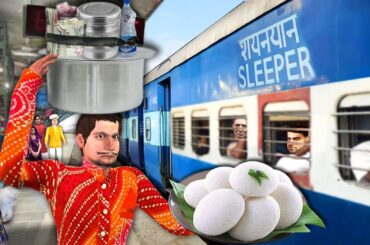 Mumbai Fast Running Idli Wala Famous Train Idle Street Food Hindi Kahani Comedy Hindi Moral Stories