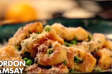 Homemade Gnocchi with Peas and Parmesan | Gordon Ramsay