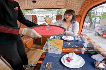 Fine Dining in a Bus Restaurant
