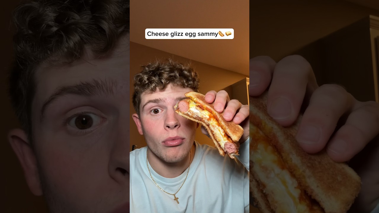 Eating the world’s best homemade sandwich! #foodhacks Eating the world’s best homemade sandwich! #foodhacks