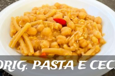 PASTA E CECI how to cook chickpeas pasta the Italian way - best winter dish!