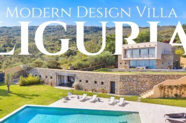 A Glimpse Over The Sea: MODERN DESIGN Villa For Sale on the Ligurian Riviera | Lionard