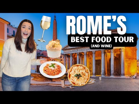 ROME FOOD TOUR // Highest Rated Street Food Tour in Rome, Italy ROME FOOD TOUR // Highest Rated Street Food Tour in Rome, Italy