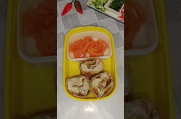 Paratha Rollups Lunch Box Recipe #shorts #ytshorts #trending #lunchbox #lunchboxrecipe