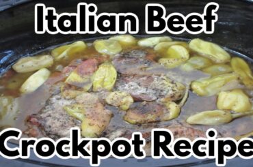 Slow Cooker Italian Beef Recipe!