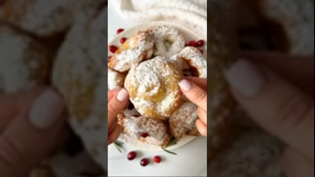 2 INGREDIENT DONUTS Delicious #short #zeppole 2 INGREDIENT DONUTS Delicious #short #zeppole