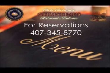 ***Fine Dining Orlando Florida - Christinis Restaurant ***