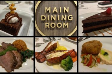 FULL MENU - Wonder of the Seas Main Dining Room Nightly Menu (Eastern Caribbean 2023)