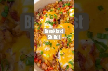 Breakfast party in a skillet, that’s exactly what our Breakfast Skillet recipe is #easyrecipe #short