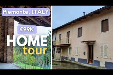 PIEDMONT, ITALY. Move-in ready Home with Garden, Views, Character Features and Balconies in  Village