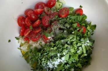 Quick and Refreshing Italian style of vegetable salad | best vegetable salad recipe