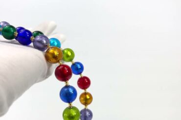 My Italian Decor - Handmade Murano Glass Large Bead Necklace