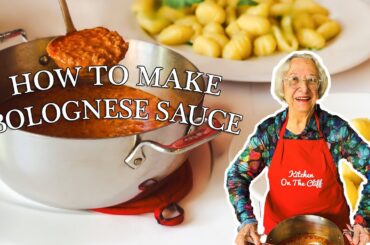 Bolognese Sauce | Kitchen on the Cliff with Giovanna Bellia LaMarca