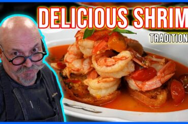 Traditional Italian SHRIMP recipe - Massimo Capra