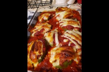 EASY Stuffed Green Peppers Casserole #homecookedmeals #shorts #recipe