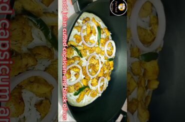 pizza Recipe at home|Instant pizza without oven| #ashort #recipe #shorta #viralshorts #youtubeshorts