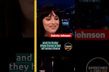 In Italy they have a lot of wine there #speechesinenglish #jennaortega #dakotajohnson
