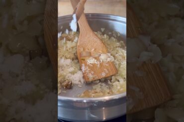 Risotto al Radicchio - Italian vegetarian winter favourite #cooking