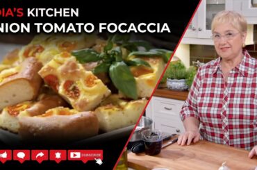 Onion Tomato Focaccia