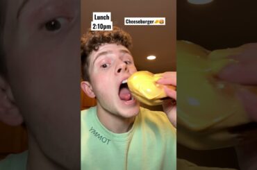 Eating foods covered in CHEESE for the whole day!