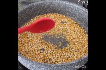 Corn with milk and sugar