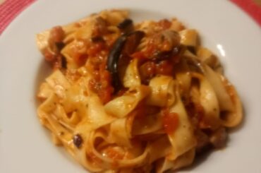 First time eggless pasta by hand