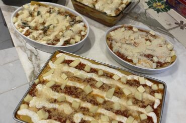 Big christmas lasagna operation, leaving the sheets a little thicker was a game changer for me