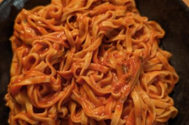 Linguine with vodka sauce