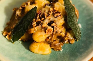 Beef Short Rib, Gnocchi, Shallot, Morel & Leek Jack Cheese, Toasted Hazelnuts, Fried Sage