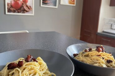 My first carbonara😀