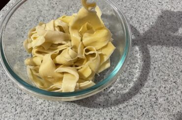 Scraps after ravioli