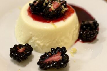 Blackberry Panna Cotta