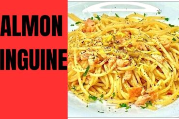LINGUINE WITH SMOKED SALMON, SALT BUTTER AND LIMEreative Cuisine from Italy