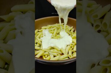 White Sauce Pasta #asmr #shorts