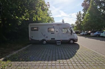 Wonderful free stellplatz in the quaint German wine producing town of  Weinsberg