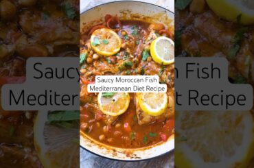 Moroccan Fish Recipe: Mediterranean Diet Recipe!