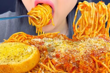 ASMR SPAGHETTI PASTA (Food Sounds)