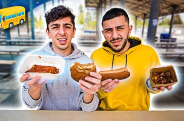 Eating ONLY School Lunch for 24 HOURS! **bad idea**