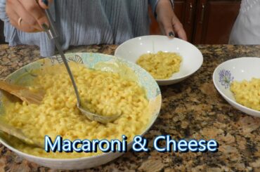 Italian Grandma Makes American Macaroni & Cheese with Granddaughter Gina