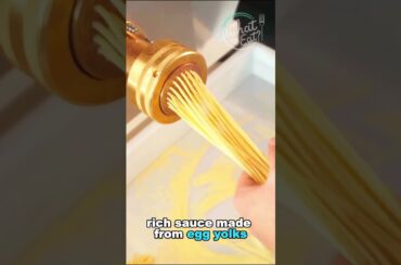 Pasta Carbonara italy (pasta a la carbonara) #food #shorts