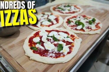 POV - Italian Pizzeria Bakes hundreds of fabulous pizzas - Food in Italy #food