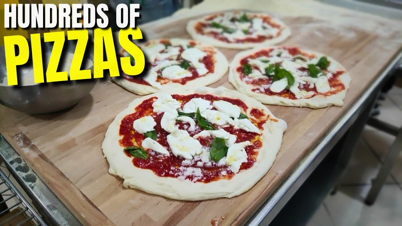 POV – Italian Pizzeria Bakes hundreds of fabulous pizzas – Food in Italy #food POV - Italian Pizzeria Bakes hundreds of fabulous pizzas - Food in Italy #food