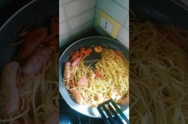 SPAGHETTI W/SHRIMP ITALIAN STYLE #italiancooking #spaghetti #italianfood