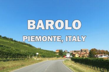 Barolo, Piemonte, Italy - Driving Tour 4K