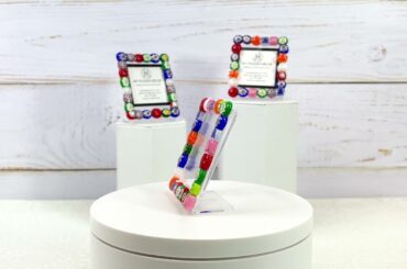 My Italian Decor - Murano Glass Millefiori Small Photo Frame - Handmade In Italy