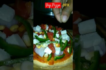 Veg Pizza | Pizza Recipe At Home | Snacks Recipe | Bengali Recipe | Bengali Food Kitchen #shorts